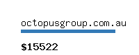 octopusgroup.com.au Website value calculator