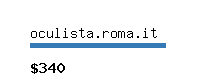 oculista.roma.it Website value calculator