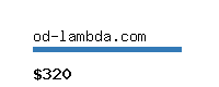 od-lambda.com Website value calculator