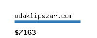 odaklipazar.com Website value calculator