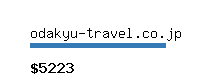 odakyu-travel.co.jp Website value calculator
