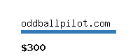 oddballpilot.com Website value calculator
