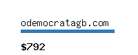 odemocratagb.com Website value calculator