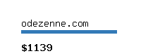 odezenne.com Website value calculator