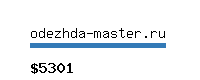 odezhda-master.ru Website value calculator