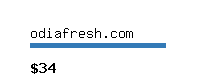 odiafresh.com Website value calculator