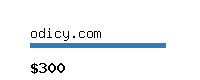 odicy.com Website value calculator