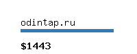 odintap.ru Website value calculator