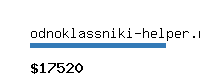 odnoklassniki-helper.ru Website value calculator