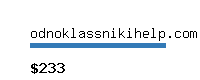 odnoklassnikihelp.com Website value calculator