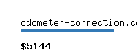 odometer-correction.com Website value calculator