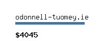 odonnell-tuomey.ie Website value calculator