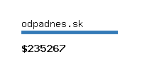 odpadnes.sk Website value calculator