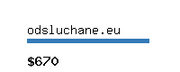 odsluchane.eu Website value calculator