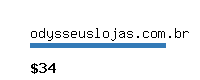 odysseuslojas.com.br Website value calculator