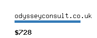 odysseyconsult.co.uk Website value calculator