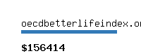 oecdbetterlifeindex.org Website value calculator