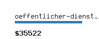 oeffentlicher-dienst.info Website value calculator