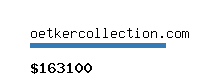 oetkercollection.com Website value calculator