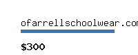 ofarrellschoolwear.com Website value calculator