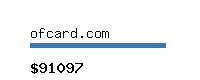 ofcard.com Website value calculator