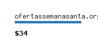 ofertassemanasanta.org Website value calculator