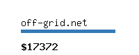 off-grid.net Website value calculator