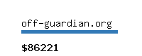 off-guardian.org Website value calculator