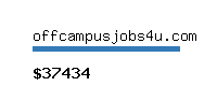 offcampusjobs4u.com Website value calculator