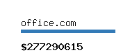 office.com Website value calculator