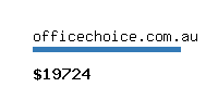 officechoice.com.au Website value calculator