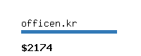 officen.kr Website value calculator