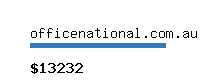 officenational.com.au Website value calculator