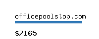 officepoolstop.com Website value calculator