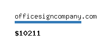officesigncompany.com Website value calculator