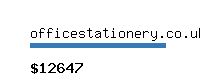 officestationery.co.uk Website value calculator