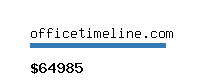 officetimeline.com Website value calculator