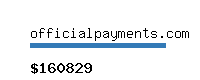 officialpayments.com Website value calculator