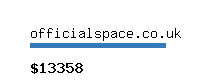 officialspace.co.uk Website value calculator