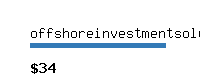 offshoreinvestmentsolutions.com Website value calculator