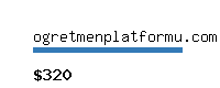 ogretmenplatformu.com Website value calculator