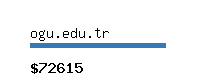 ogu.edu.tr Website value calculator