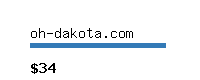 oh-dakota.com Website value calculator