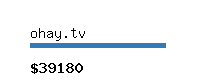 ohay.tv Website value calculator