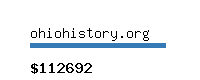 ohiohistory.org Website value calculator