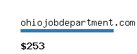 ohiojobdepartment.com Website value calculator