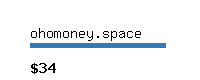 ohomoney.space Website value calculator