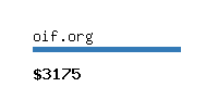 oif.org Website value calculator