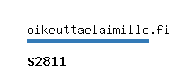 oikeuttaelaimille.fi Website value calculator