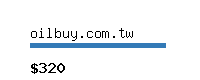 oilbuy.com.tw Website value calculator